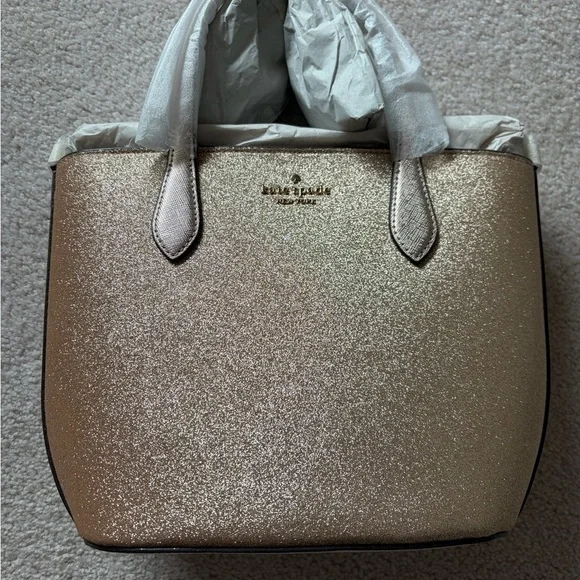 Kate Spade Glittering Gold Tote - Picture 1 of 5